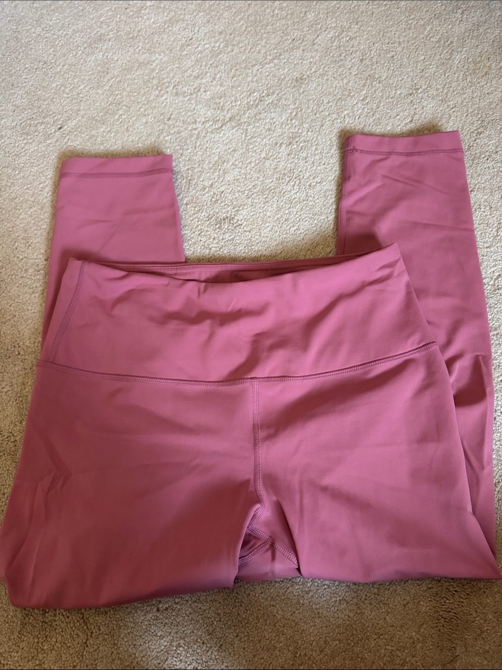 90 Degree By Reflex Mauve Pink High-Waist Performance Leggings